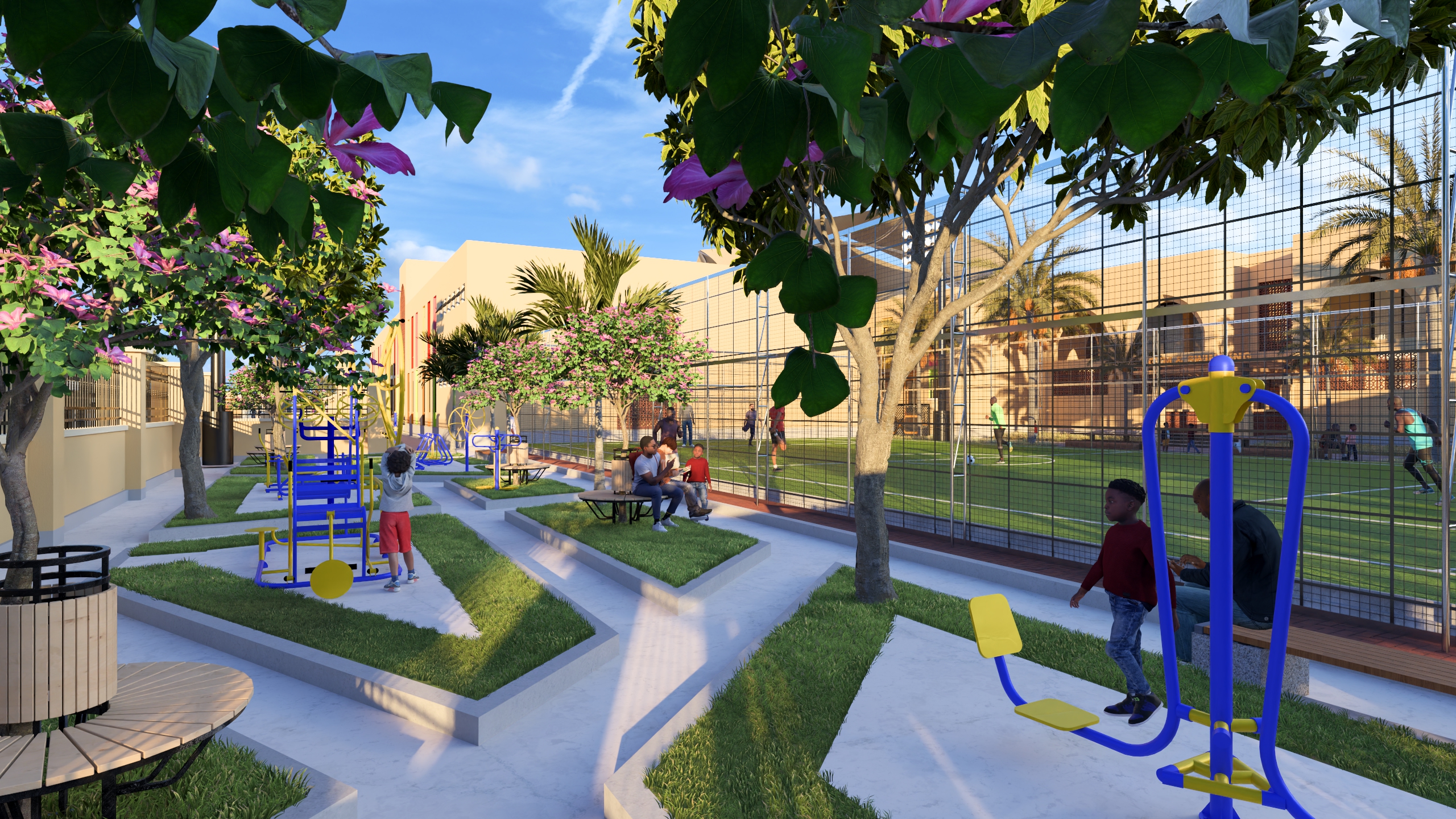 school backyard_4 - Photo